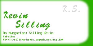 kevin silling business card